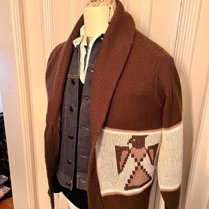 Circa 1970 beach cardigan vintage